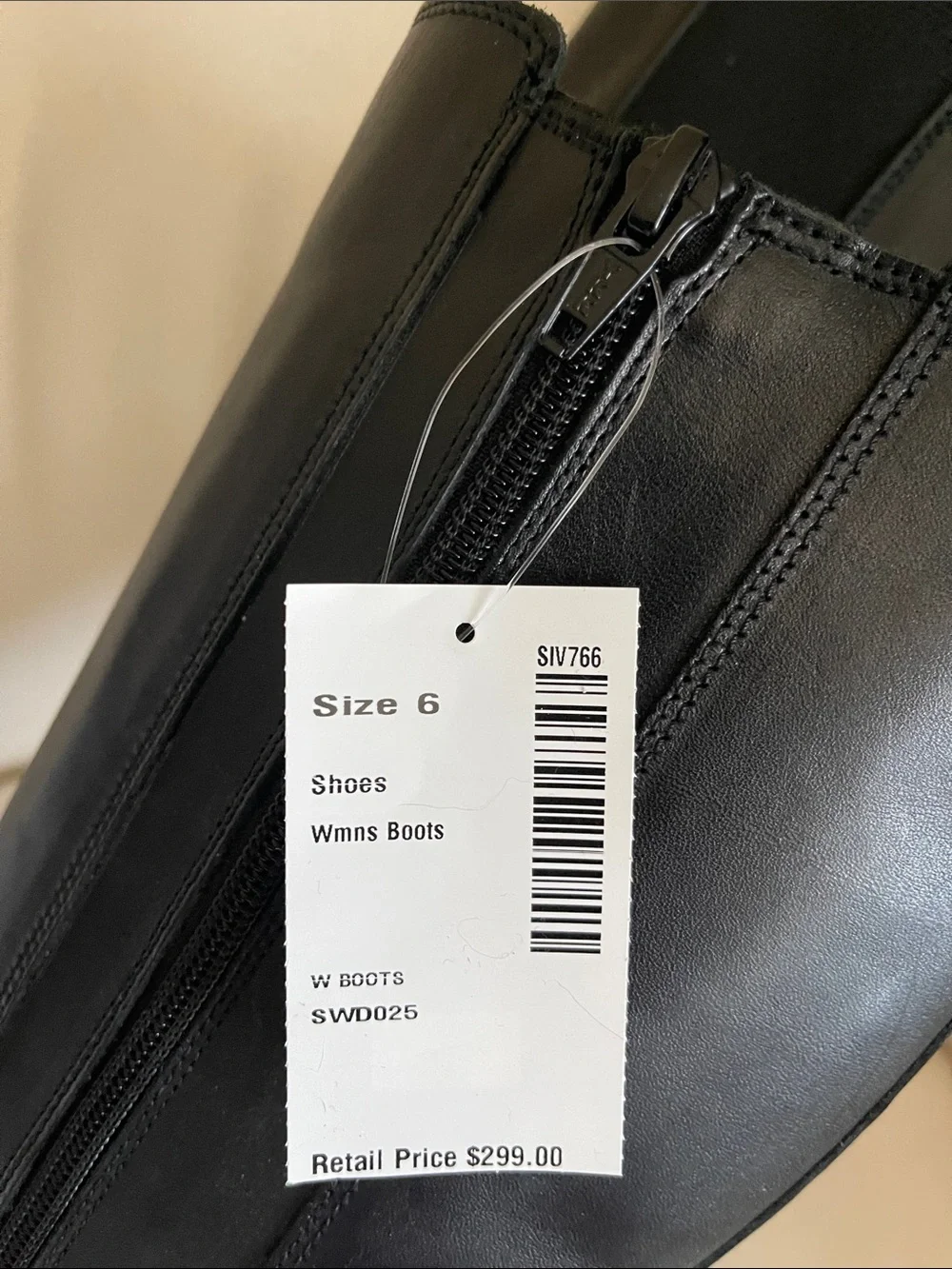 COACH & FOUR Black Genuine Leather Boots